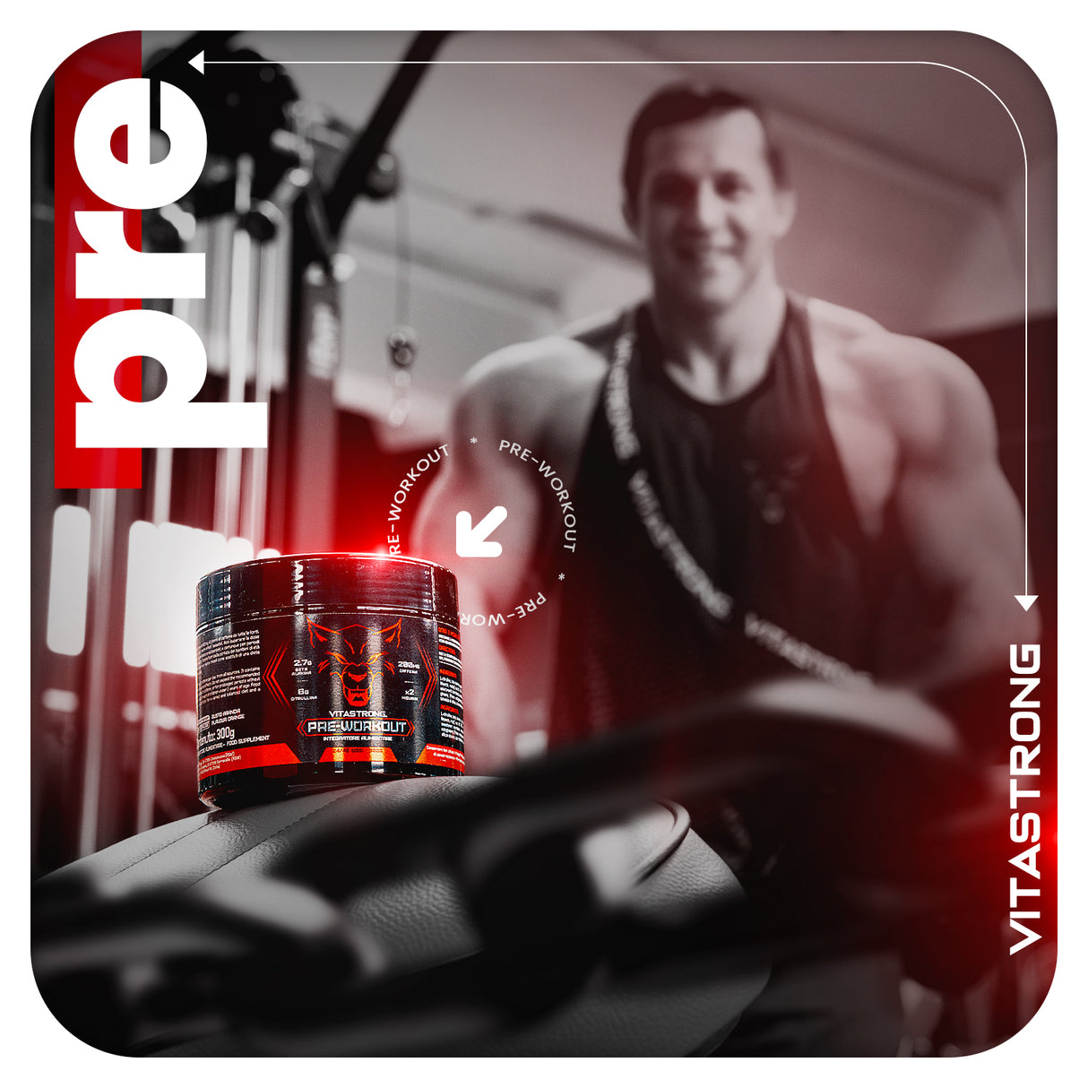 PREWORKOUT POWDER 300G - Immediate Energy Boost
