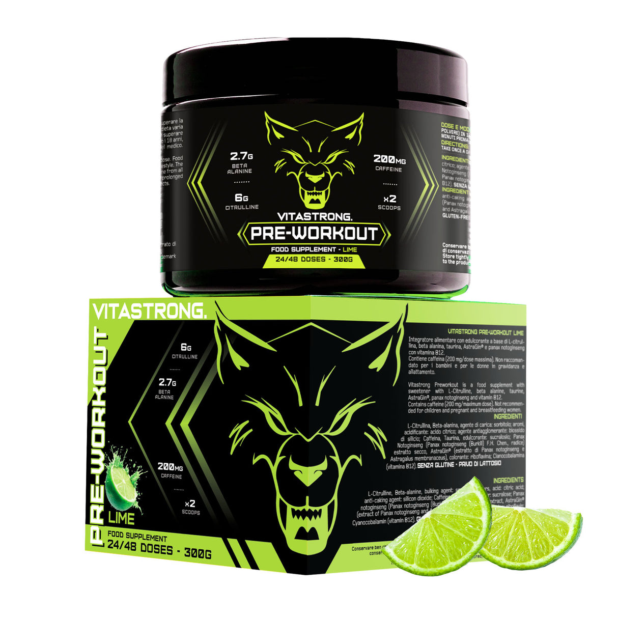 PREWORKOUT POWDER 300G - Immediate Energy Boost