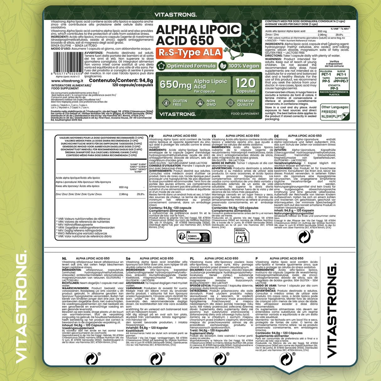 ALPHA LIPOIC ACID 650