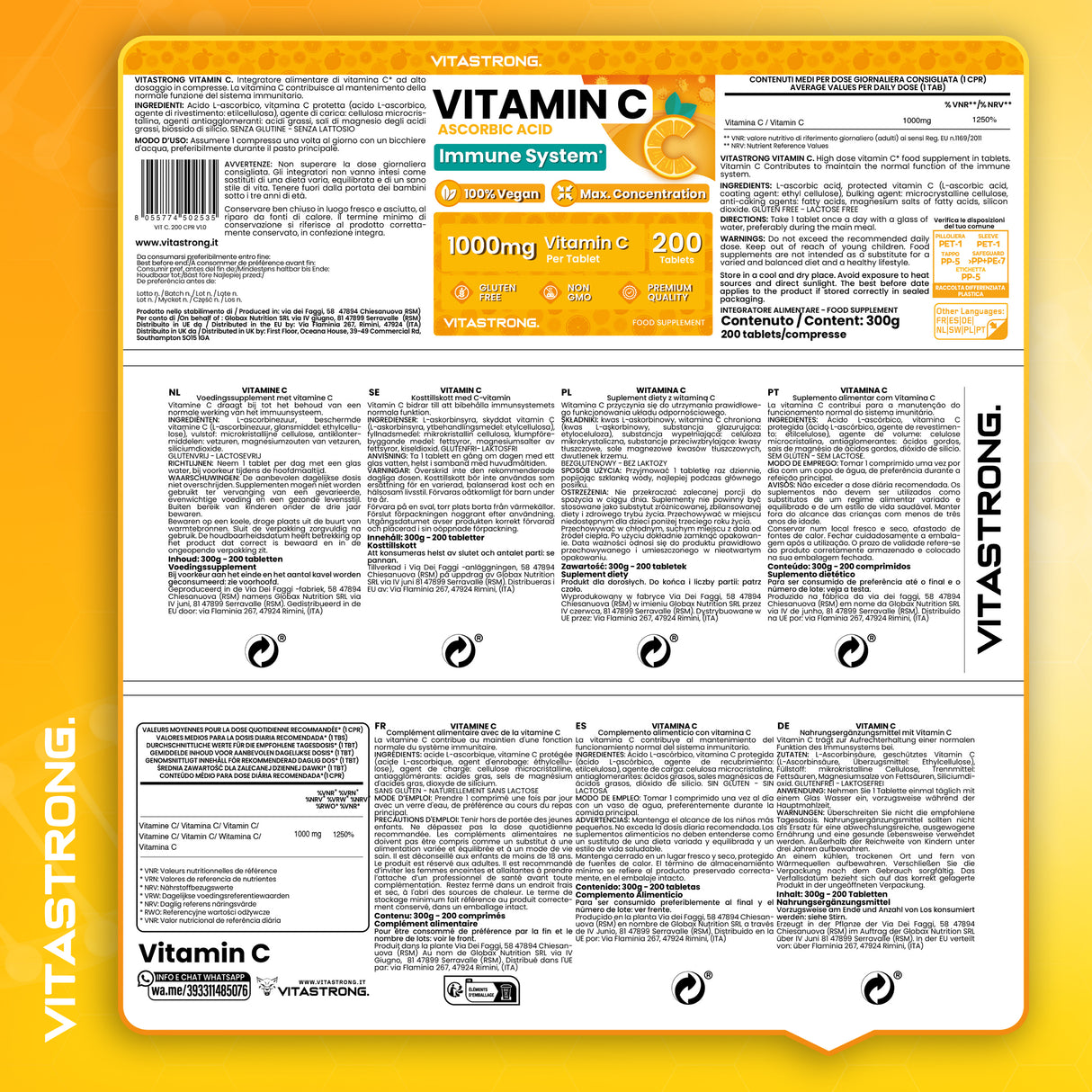 VITAMIN C 200CPR
