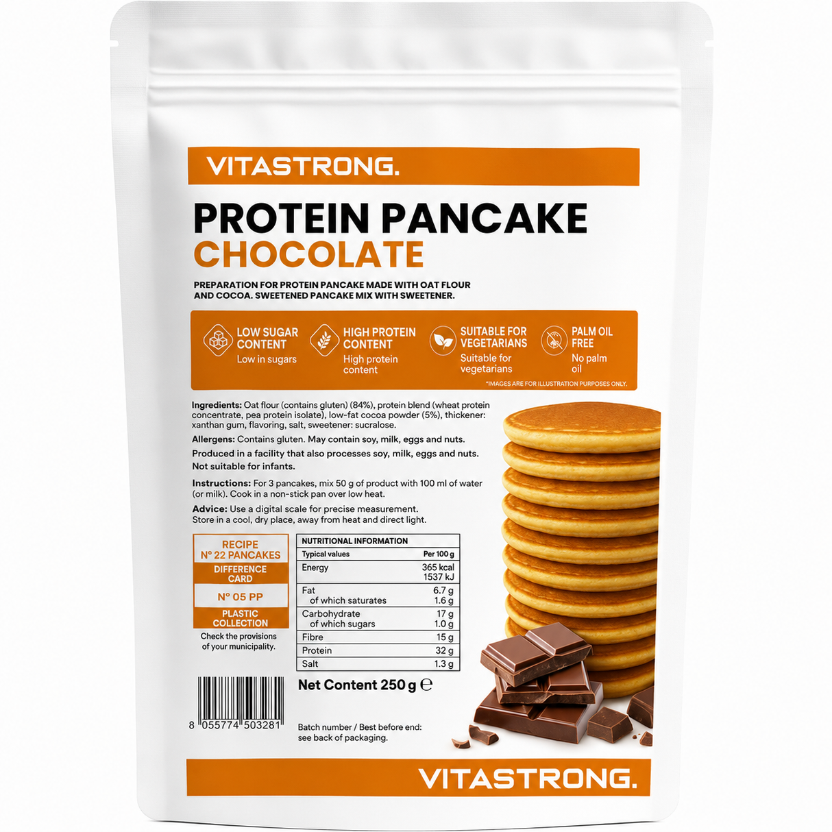 PROTEIN PANCAKE CHOCOLATE