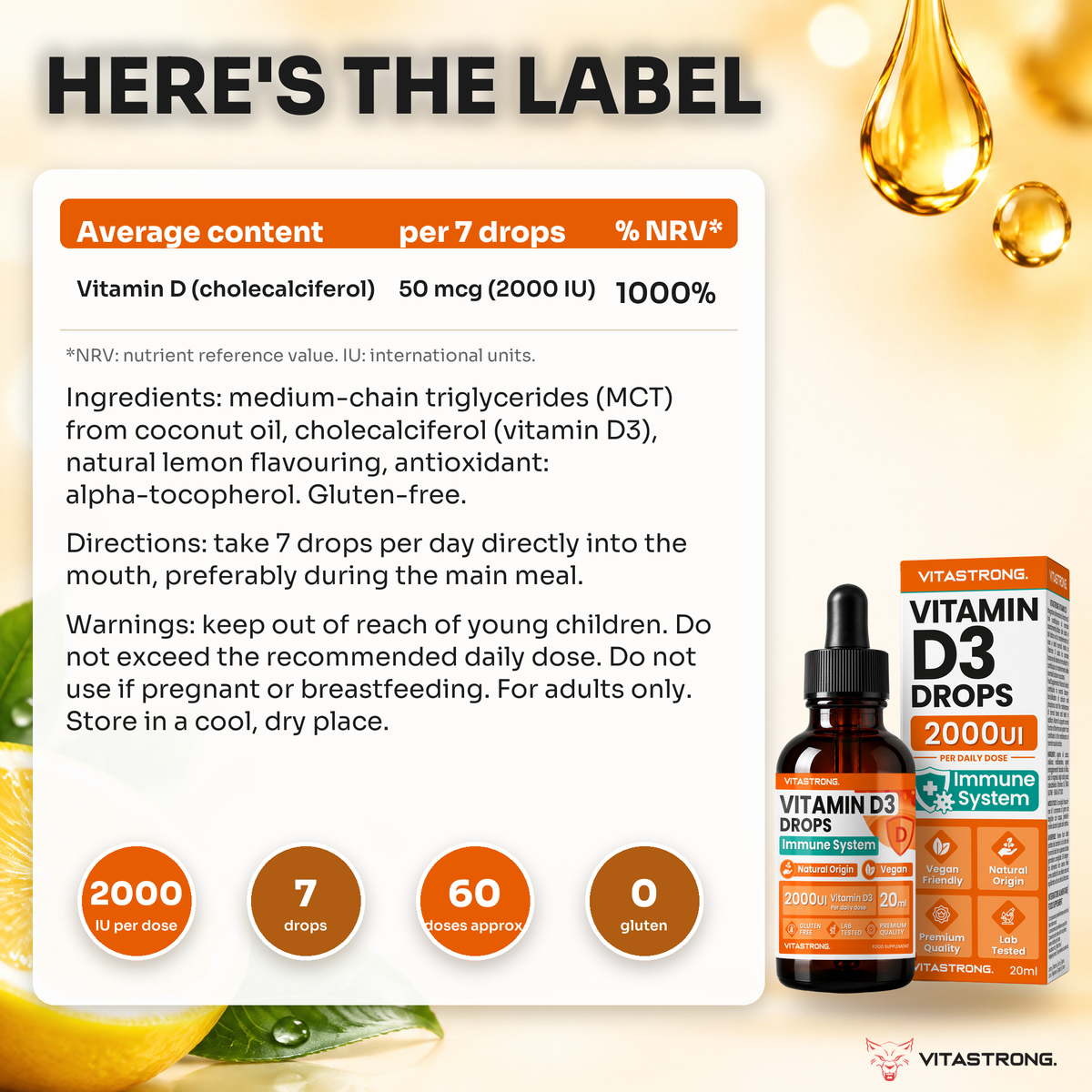 VITAMIN D3 DROPS