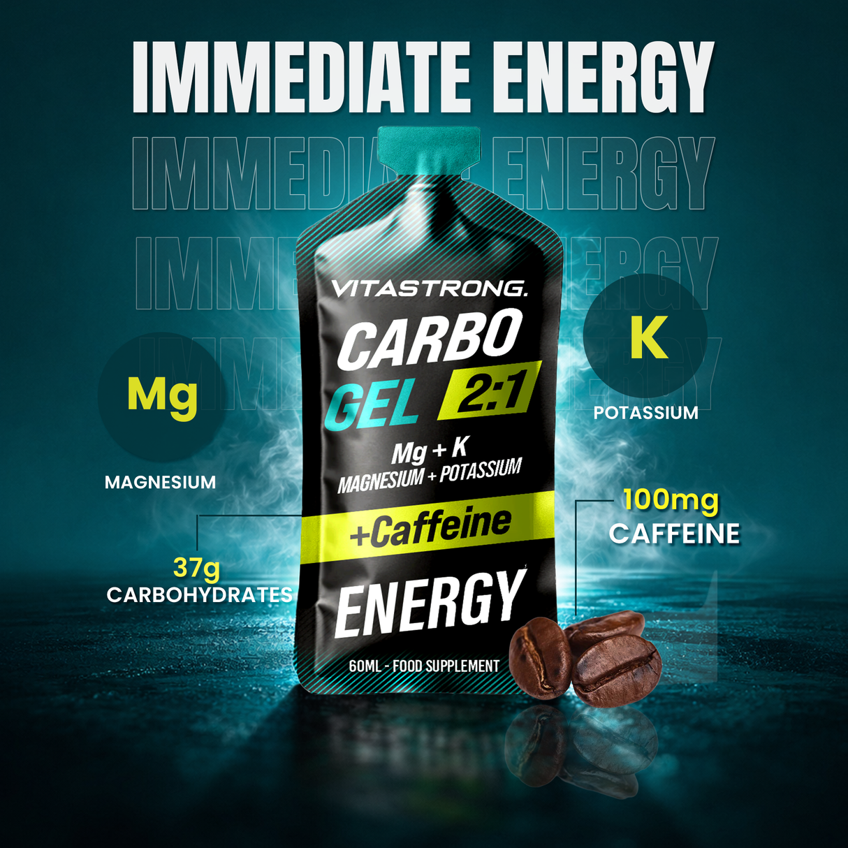 CARBO GEL 2:1 + CAFFEINE