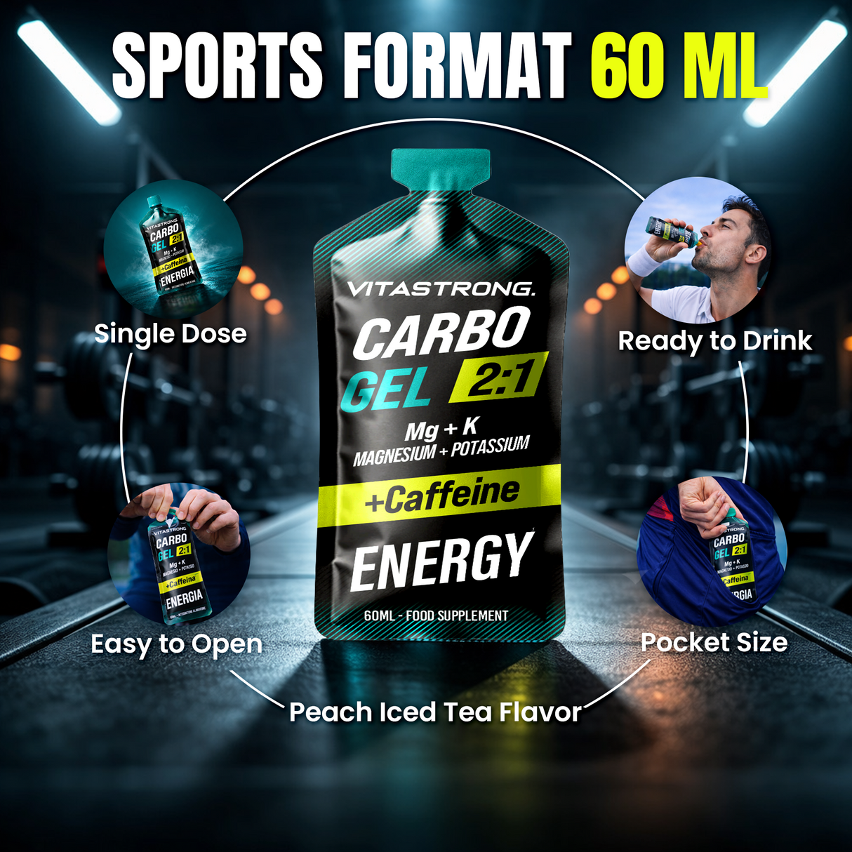 CARBO GEL 2:1 + CAFFEINE