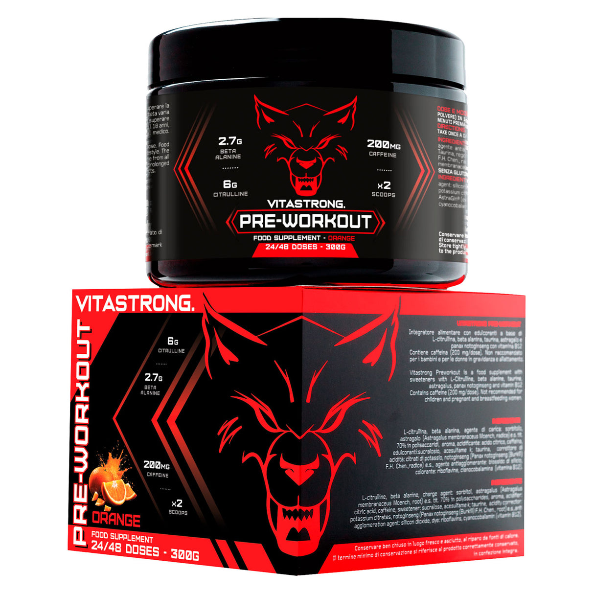 PREWORKOUT POWDER 300G - Immediate Energy Boost