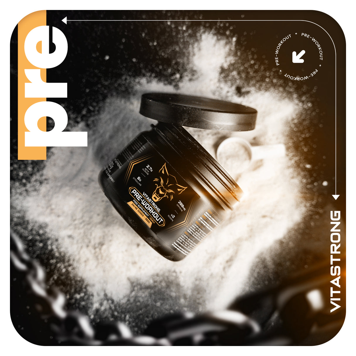 PREWORKOUT POWDER 300G - Immediate Energy Boost