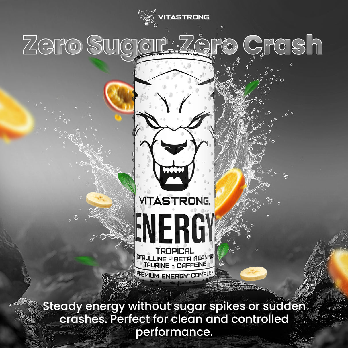 VITASTRONG ENERGY - TROPICAL 330ML [12X BOX]