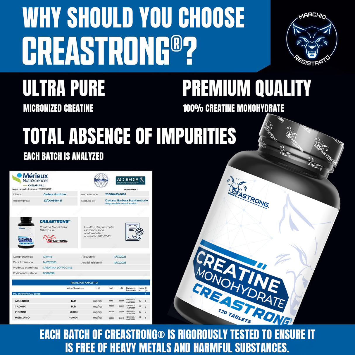 CREATINE CREASTRONG® TABLETS
