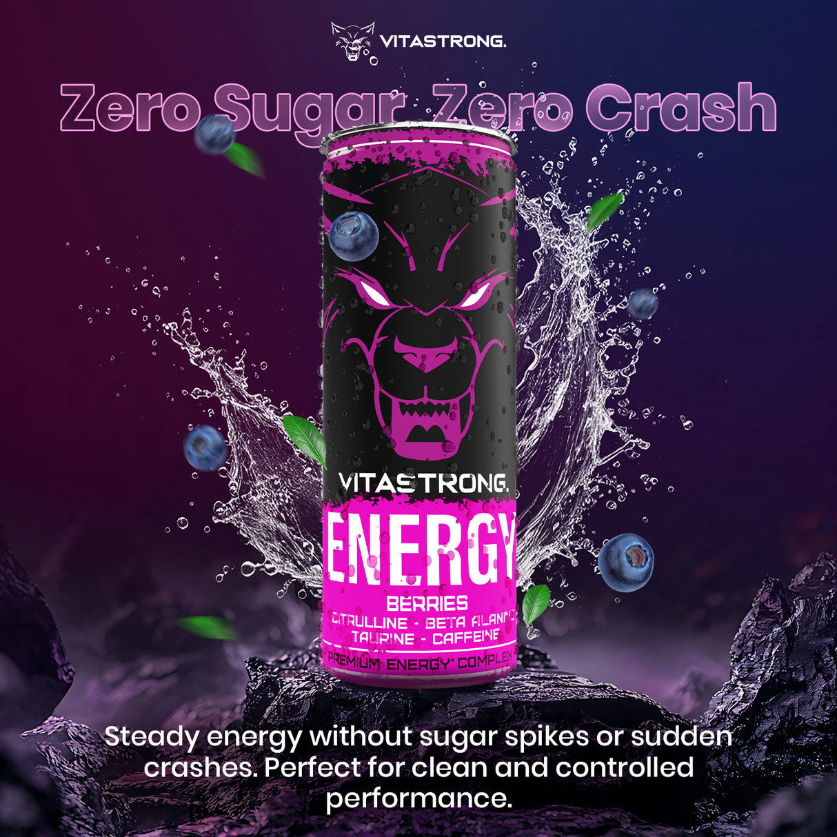 VITASTRONG ENERGY - BERRIES 330ML
