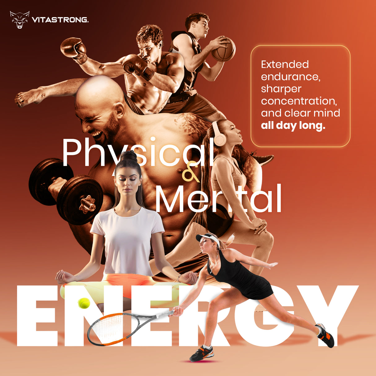 VITASTRONG ENERGY - PEACH TEA 330ML
