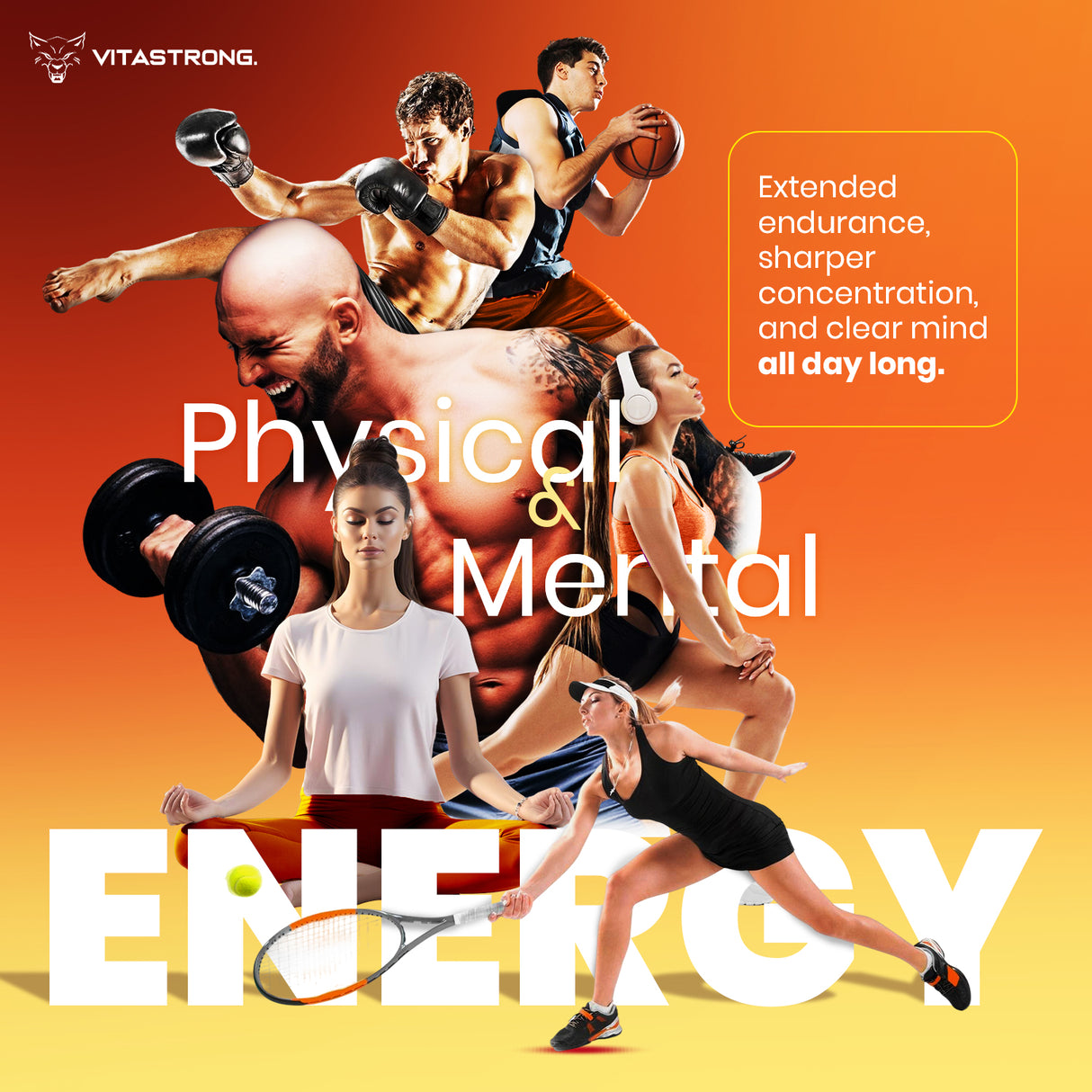VITASTRONG ENERGY - ORANGE 330ML