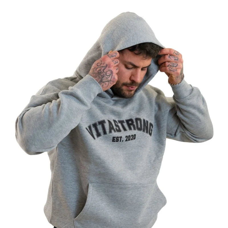 COLLEGE HOODIE DARK GREY