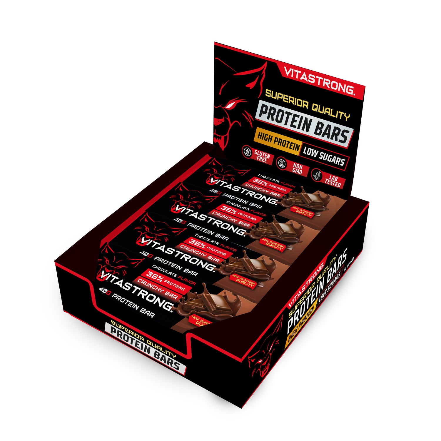 BOX X12 PROTEIN BAR CHOCOLATE