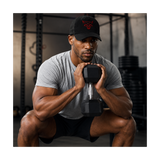 Essential Cap Black - side view