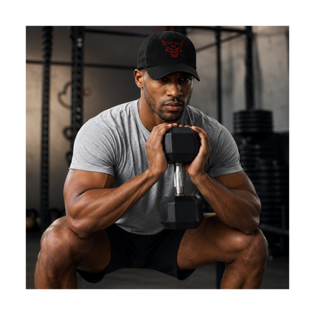 Essential Cap Black - side view