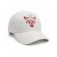 Vitastrong Essential Cap White with red embroidered wolf logo