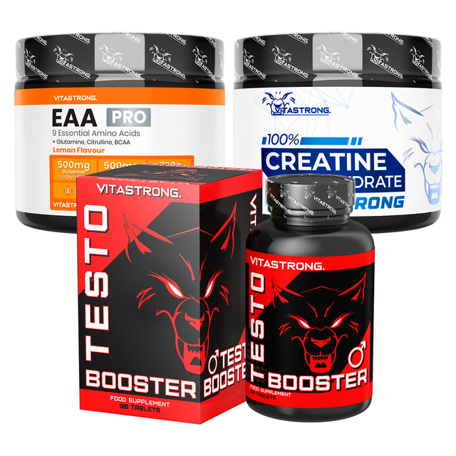 Muscle Growth Pack - creatine, EAA and testobooster