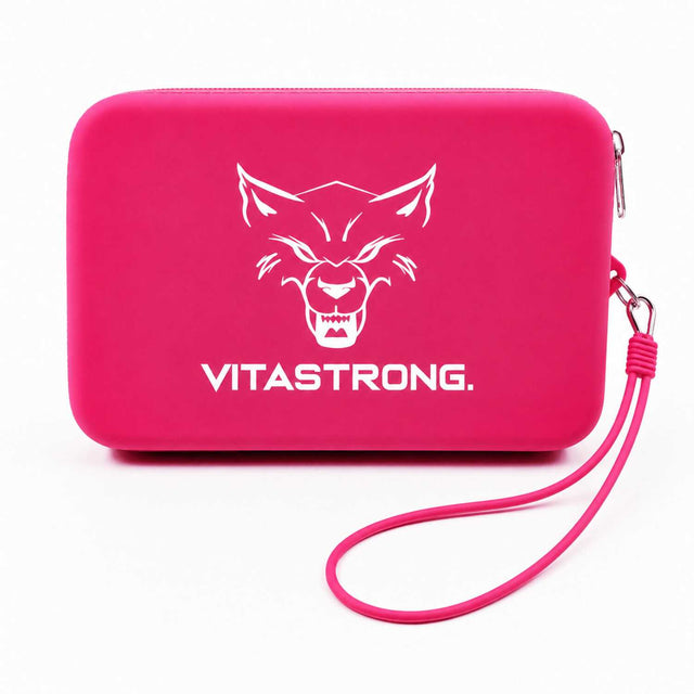 Vitastrong Pouch - Pink waterproof silicone