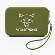 Vitastrong Pouch - Military Green waterproof silicone