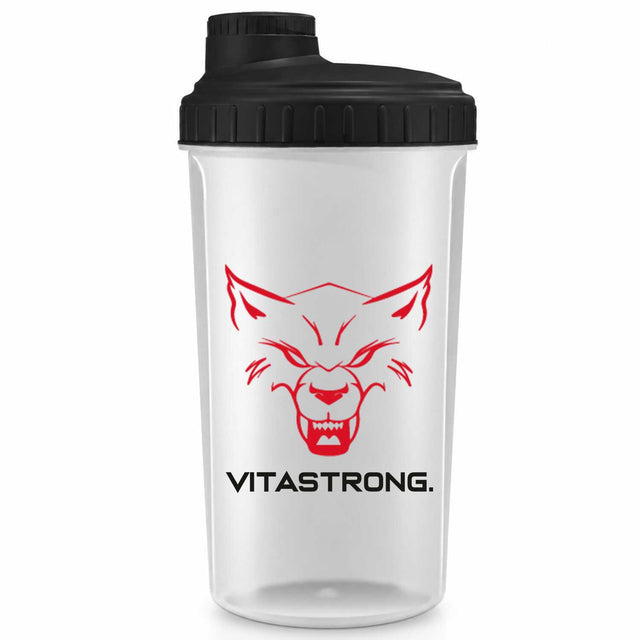 SHAKER OPAQUE BLACK 700ML – Vitastrong BPA-free shaker for proteins and supplements