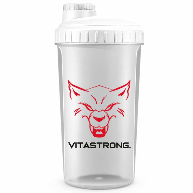 SHAKER OPAQUE WHITE 700ML – Vitastrong BPA-free shaker for proteins and supplements